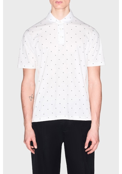 Armani Exchange Erkek Polo Xm000735 Af10356 F0198 Beyaz Beyaz