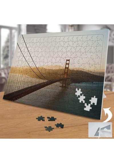 Deniz Üstünde Demir Köprü Geçiti 240 Parça Puzzle Yapboz-74851