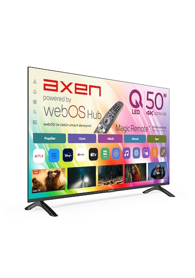 Axen AX50QMN252C-S Ultra HD 4K LED TV