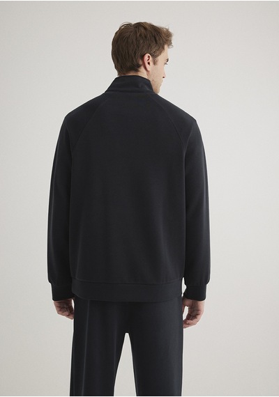 Mavi - Yarı Fermuarlı Siyah Sweatshirt 0s10328-71379 Siyah
