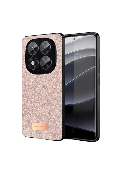 Onegif Xiaomi Redmi Note 14 Pro 5g Uyumlu Bright Simli Kapak - Pembe