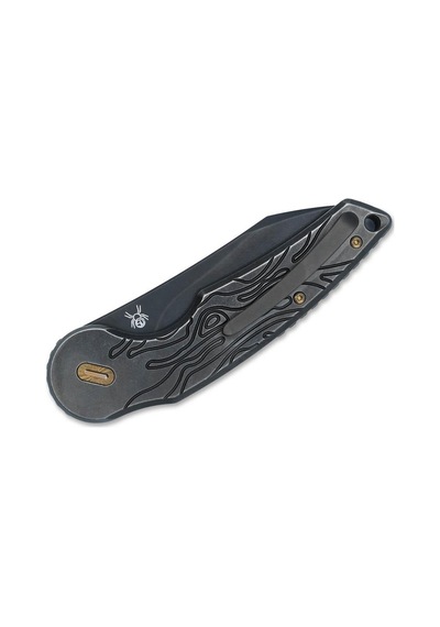 Fox Knives Jupiter Titanium Black & Bronze Kamp Çakı Siyah