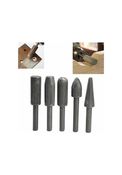 Matkap İçin Eğer Törpü Seti Ahşap Metal İnce Diş Aşındırma Törpü