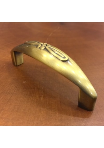 Domus Italy Antik Çiçekli Kulp 64 MM  - 2 Adet
