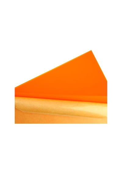2.8mm Turuncu Pleksi Levha Pleksi Levha Turuncu Mika Levha