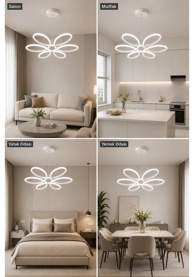 Niva Led Sarkıt Avize Beyaz Işık