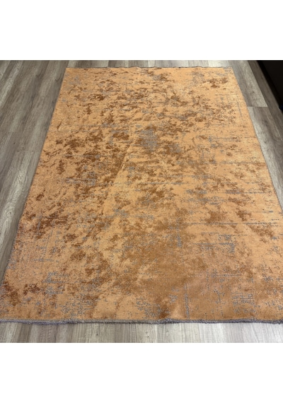 Hoom Rugs Arkaik Plz 11 Kızıl Hardal Etnik Renkli Vintage Makine Halısı Kızıl Kiremit