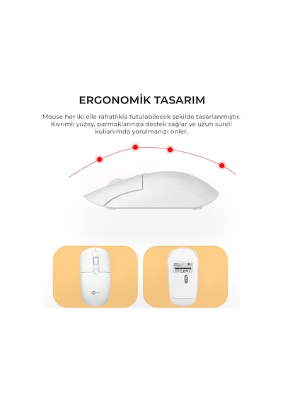 Lecoo KW203 Kablosuz Türkçe Q Klavye & Mouse Set