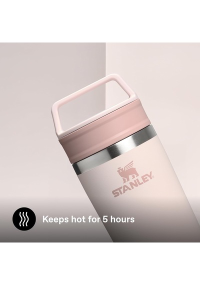 Café-to-go Termos Bardak 0.47 Litre - Pembe Kuvars Rose Quartz Paslanmaz Çelik Çok Renkli