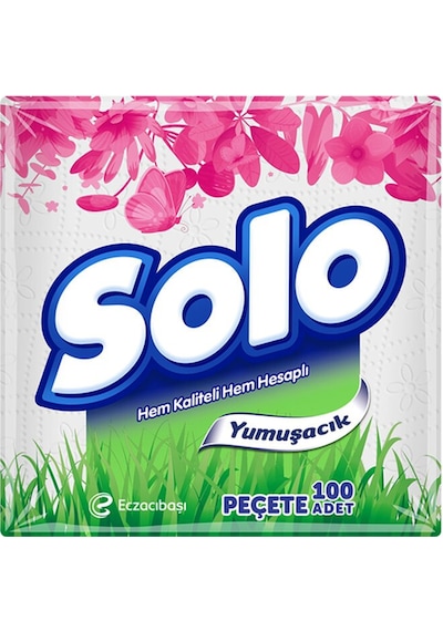 Solo Peçete 100 Yaprak 3 Adet