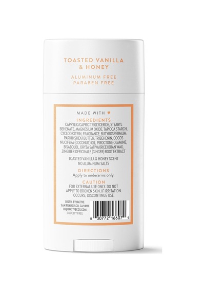 Native Toasted Vanilla & Honey Alüminyumsuz Stick Deodorant 75gr