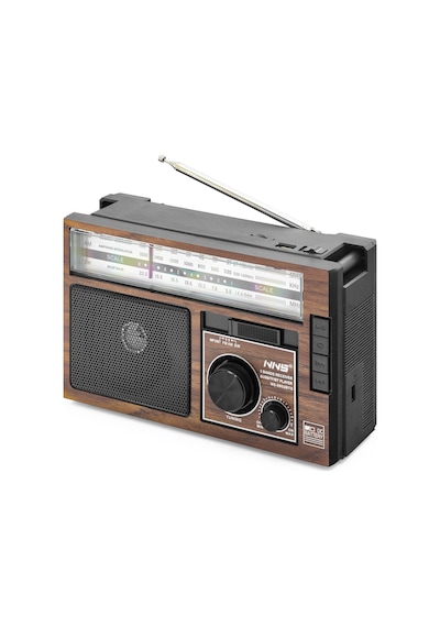 Nns Ns9952bts Bluetooth Nostaljik Fm Radyo Tws Usb Tf Solar Şarjlı 5w Taşınabilir Hoparlör