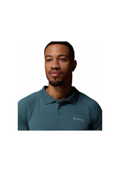 Columbia Ao3828 Alpine Chill Pro Polo Erkek T-shirt-32999 Mavi