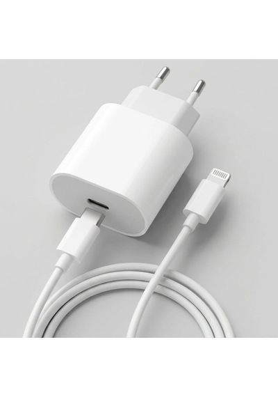 20w Hızlı Şarj Adaptörü Usb-c To Lightning Kablolu Pd Destekli Süper Hızlı Şarj Cihazı