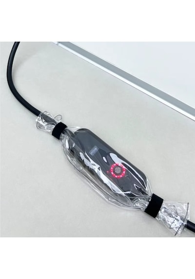 Glanz Elektrikli Araç Şarj Adaptör Yağmur Koruma Brandası, Ev Şarj Adaptör Koruyucu 45 - 23cm