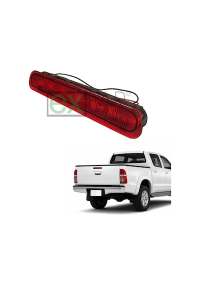 Toyota Hılux Vigo 3. Stop Lambası Soketli Kırmızı 2007 - 2009 Hilux Reflektör