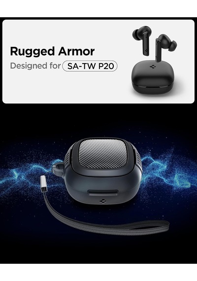 Audio Tws P20 İle Uyumlu Kılıf Rugged Armor Matte Black - Acs07967