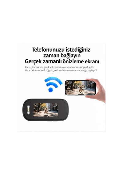M11 Mini 4k Ultra Hd Wifi Aksiyon Kamerası Geniş Açılı 1.5'' Ekranlı Manyetik Spor Kamerası Genel