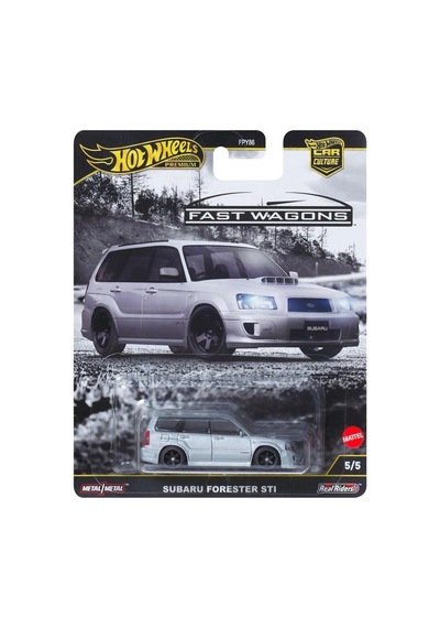 Premium Fast Wagons 5 Li Set Volvo 850, Mercedes E36, Audi Rs6, Subaru Stı Çok Renkli