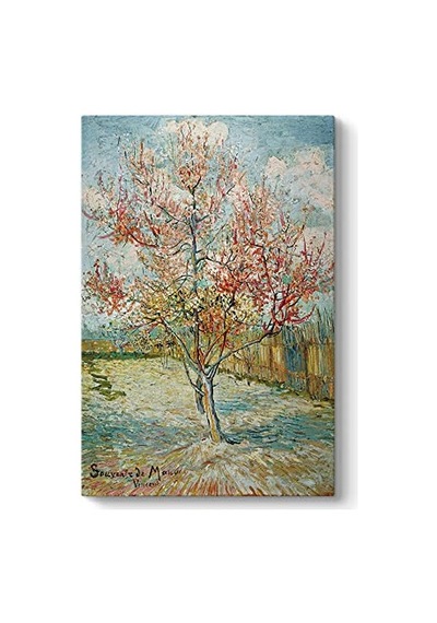 Vincent Van Gogh - Pembe Şeftali Ağaçları Tablosu 100 X 140