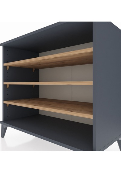Hyperion Şifonyer 3 Raflı 88x44x80 Antrasit-çam Antrasit