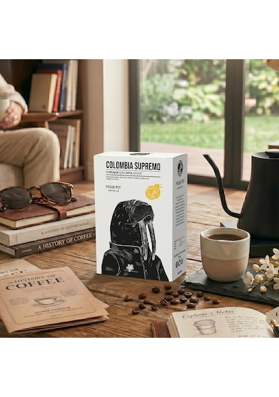 Noir Pit Coffee Co. Colombia Supremo Çekirdek Kahve 250 G Diğer