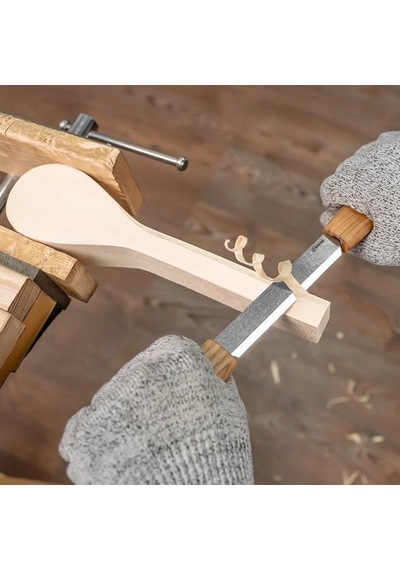 Beavercraft Dk2s Deri Kılıflı Soyma Bıçağı