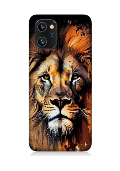 Reeder S19 Max Pro Uyumlu Sarı Kırmızı Kral Aslan Desenli Silikon Kılıf