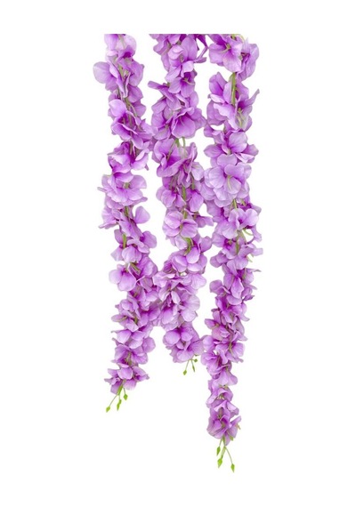 Yapay Çiçek Sarkan Ortanca Çiçeği 110cm LİLA