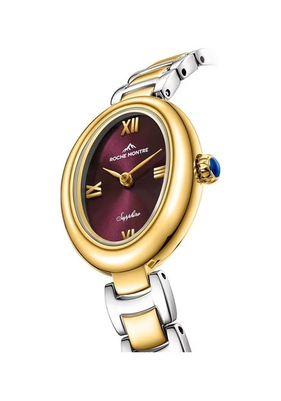 Roche Montre Rml5024-03 Swıss Made Safir Cam Bordo Kadran Altın Kaplama Kadın Kol Saati