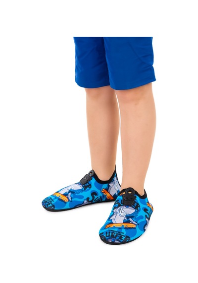Kiko Kids Surfer Havuz Plaj Erkek Çocuk Deniz Ayakkabısı 7561 Royal Royal Saks Mavi