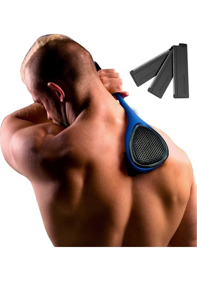 Bakblade 2.0 Elite Plus Erkekler İçin Sırt Tıraş Makinesi - Erkekler İçin Ergonomik Sırt Tüyleri Çıkarıcı - Kollar, Bacaklar Ve Mide İçin De Göğüs Ve Sırt Tüyleri Alma - Erkekler İçin Vücut Tıraş Makinesi Yedek Bıçaklar Dahil Bakblade 2.0 Elite Plus Erkekler İçin Sırt Tıraş Makinesi - Erkekler İçin Ergonomik Sırt Tüyleri Çıkarıcı - Kollar, Bacaklar Ve Mide İçin De Göğüs Ve Sırt Tüyleri Alma - Erkekler İçin Vücut Tıraş Makinesi Yedek Bıçaklar Dahil