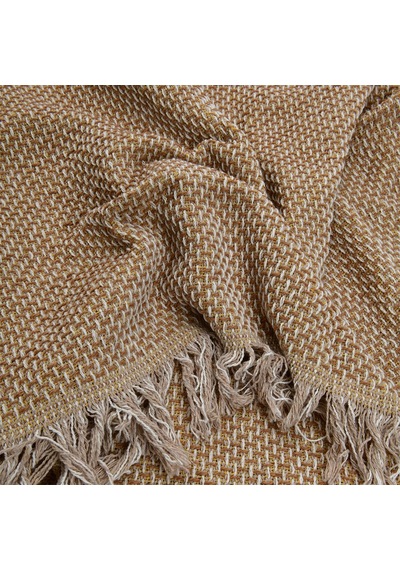Curly Çift Kişilik Battaniye Bej Kahve 200x220 Cm Diğer