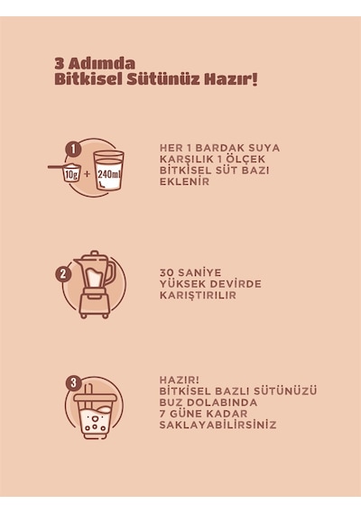 Plantero Badem Sütü Bazı 250 G