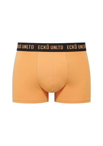 U.S. Polo Assn. Ecko Sarı - Siyah - Baskılı 3'lü Boxer Sarı - Siyah - Baskılı