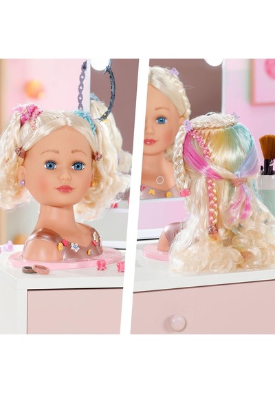 839379 Gökkuşağı Saç Tasarım Seti Pembe