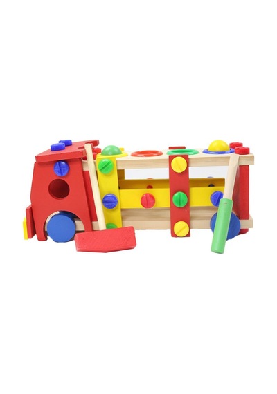 Torutoys Ahşap Sök Tak Kamyon Tak Çak    Oyun Seti