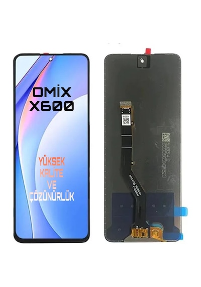 Omix X600 Lcd Ekran Dokunmatik Siyah