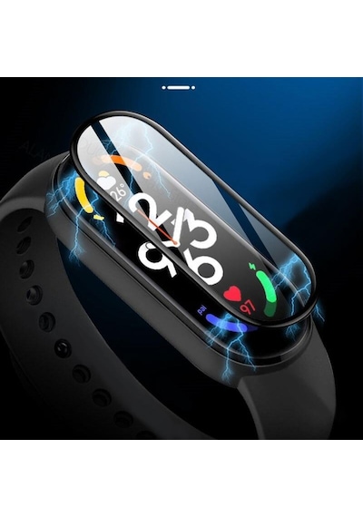 Mi Band 7 Uyumlu Ekran Koruyucu 3D Tam Kapatan Kavisli Ppma Nano Mi Band 7 Uyumlu Ekran Koruyucu 3D Tam Kapatan Kavisli Ppma Nano