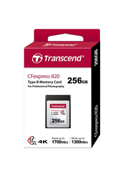 Transcend TS256GCFE820 256 GB CFE820 CFexpress CompactFlash Hafız Transcend TS256GCFE820 256 GB CFE820 CFexpress CompactFlash Hafız