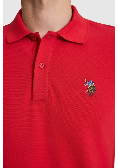 U.S. Polo Assn. U.s. Polo Assn. Erkek Kırmızı Tişört Basic 50326972-vr171 Basıc Kırmızı