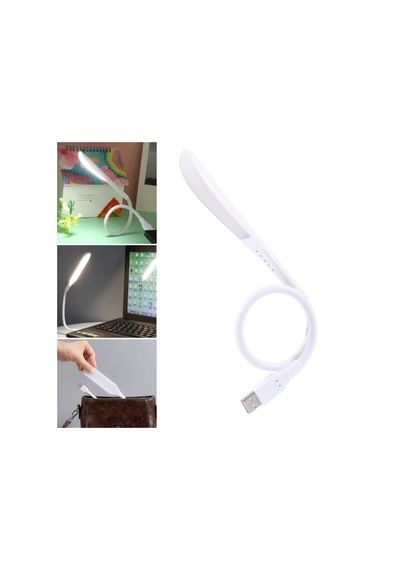 Kompakt Usb Beyaz 14 Ledli 3 Kademeli Dokunmatik Okuma Lambası Renkli