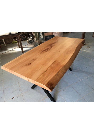 Bintaşmobilya Kayın Ağacı Kütük Masa-150X90.Cm