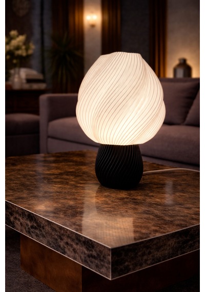 Smilo Model - Led Abajur - Masa Lambası - Usb 5v İle Çalışır - Slim Led Aydınlatması Dahildir - Dekoratif Lamba - Renk Seçenekli Çok Renkli