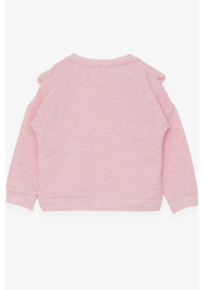 Breeze Kız Çocuk Sweatshirt Güpürlü 1.5-5 Yaş, Somon Melanj Somon Breeze Kız Çocuk Sweatshirt Güpürlü 1.5-5 Yaş, Somon Melanj Somon