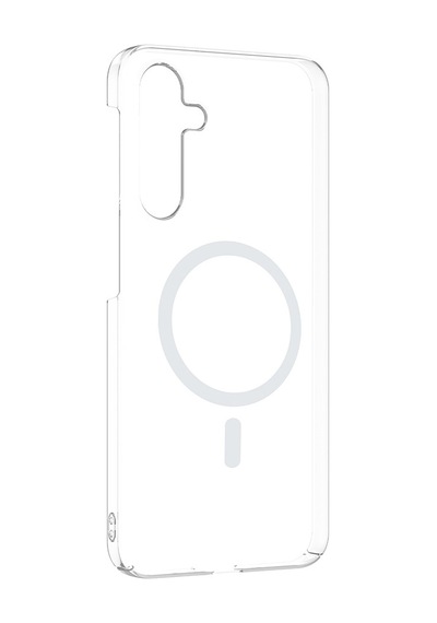 Vendas Samsung Uyumlu Galaxy A16 Kamera Korumalı M-safe Şarj Özellikli Şeffaf Zore London Sert Pc Kapak + Hayalet Ekran Koruyucu Şeffaf