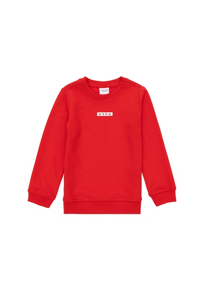 U.S. Polo Assn. Erkek Çocuk Kırmızı Bisiklet Yaka Sweatshirt 50293567-VR030 U.S. Polo Assn. Erkek Çocuk Kırmızı Bisiklet Yaka Sweatshirt 50293567-VR030