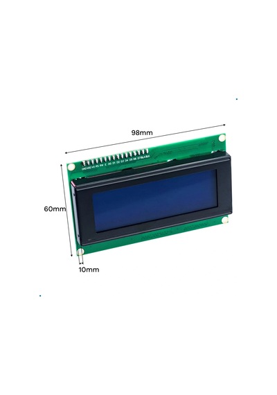 4x20 Mavi Lcd Ekran I2c Bağlantılı 20x4 Display Blue