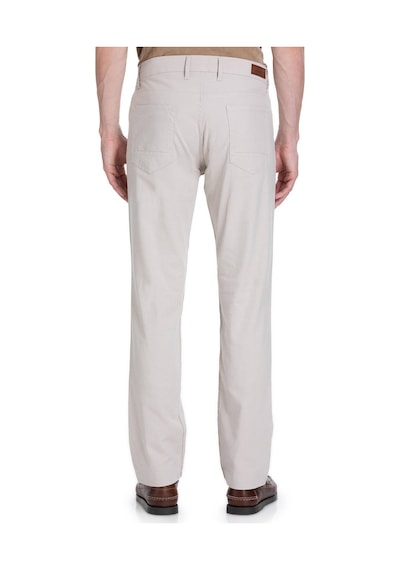 Hatemoğlu Bej Regular Fit Pamuklu 5 Cep Kanvas Pantolon 35339 Bej