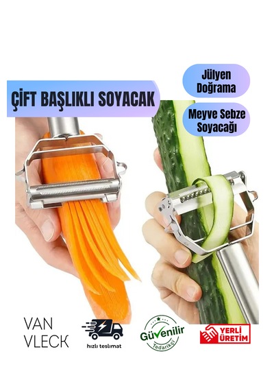 Paslanmaz Çelik Metal Soyacak Meyve Sebze Soyucu